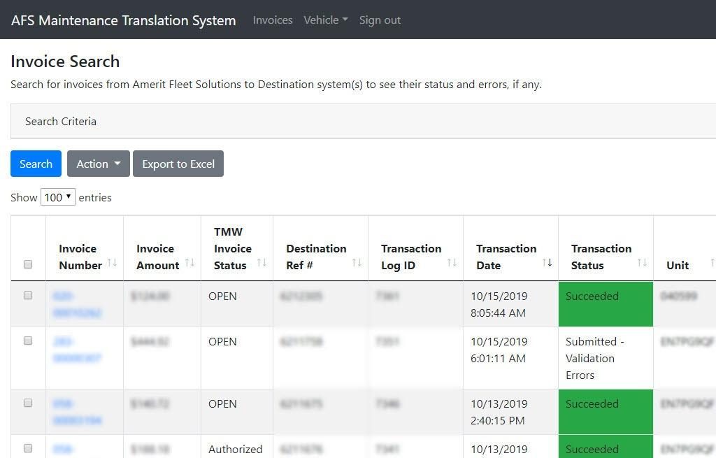 Invoice management